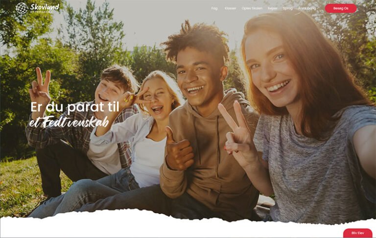 Screenshot af Skovlund Efterskole